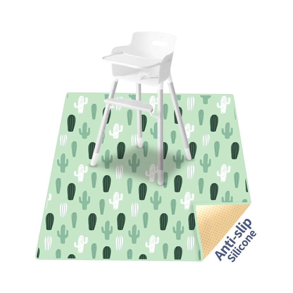 Highchair Splash Mat - HappyFlute Splat Matte für Hochstuhl/Kunst/Kunsthandwerk, waschbar,