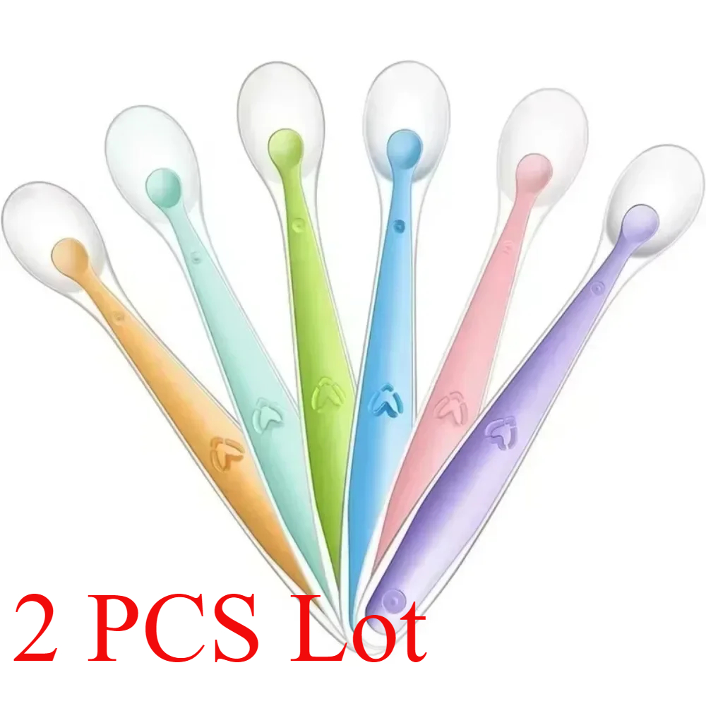 Baby Food Utensils - 2/1 stücke Silikon Löffel für Baby,