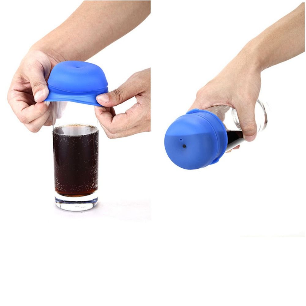 Baby Food Grinder - Waschbarer Silikon-Trinkbecherdeckel mit Strohloch, elastischer, auslaufsicherer