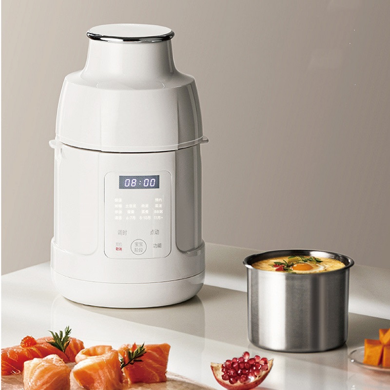 Baby Food Grinder - 220V Babynahrungszubereiter aus Vollstahl, Dampfgarer und