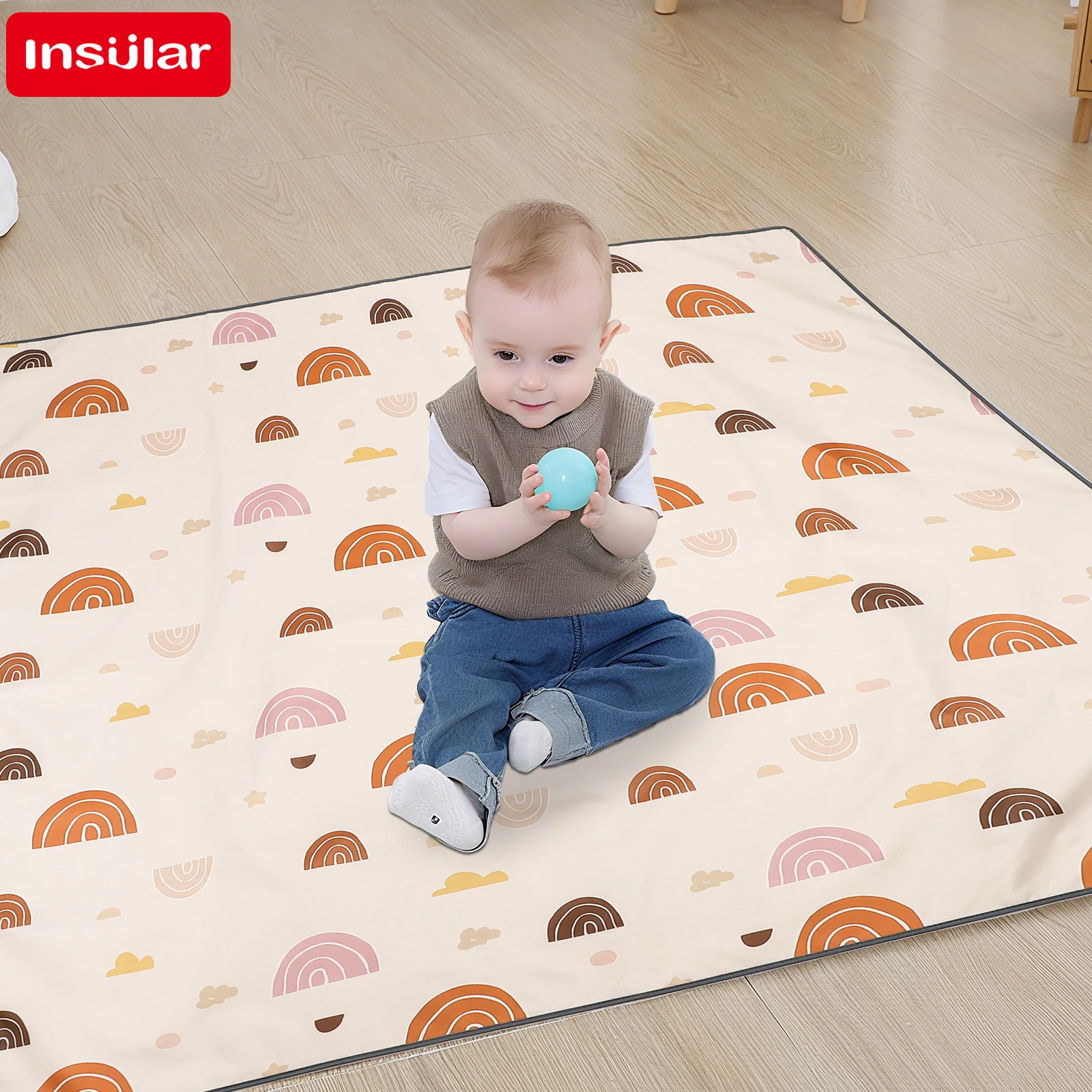 Highchair Splash Mat - Kinder unter Hochstuhl Spritzpolster waschbar wasserdicht
