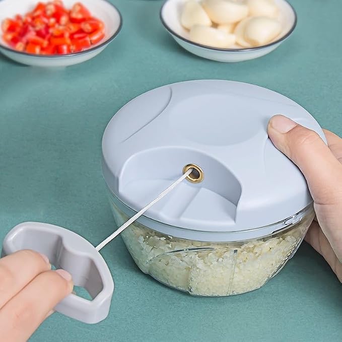 Baby Food Grinder - Babyfreundlicher manueller Lebensmittelzerkleinerer, handbetriebener Mini-Knoblauchzerkleinerer für