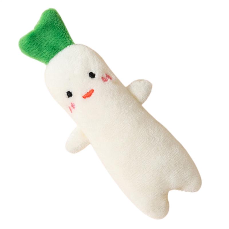 Baby Food Doll - Beruhigende Puppen, Gemüse, weiche Handpuppe, Baby-Schnuller