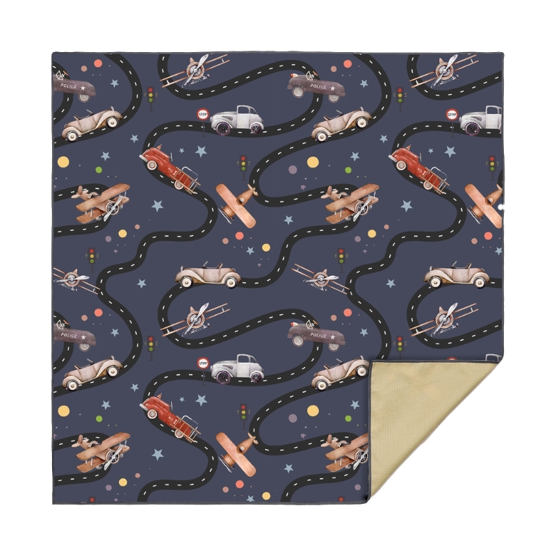 Highchair Splash Mat - 581F Wiederverwendbare Silikon-Spritzmatte für Kinder, Hochstühle,