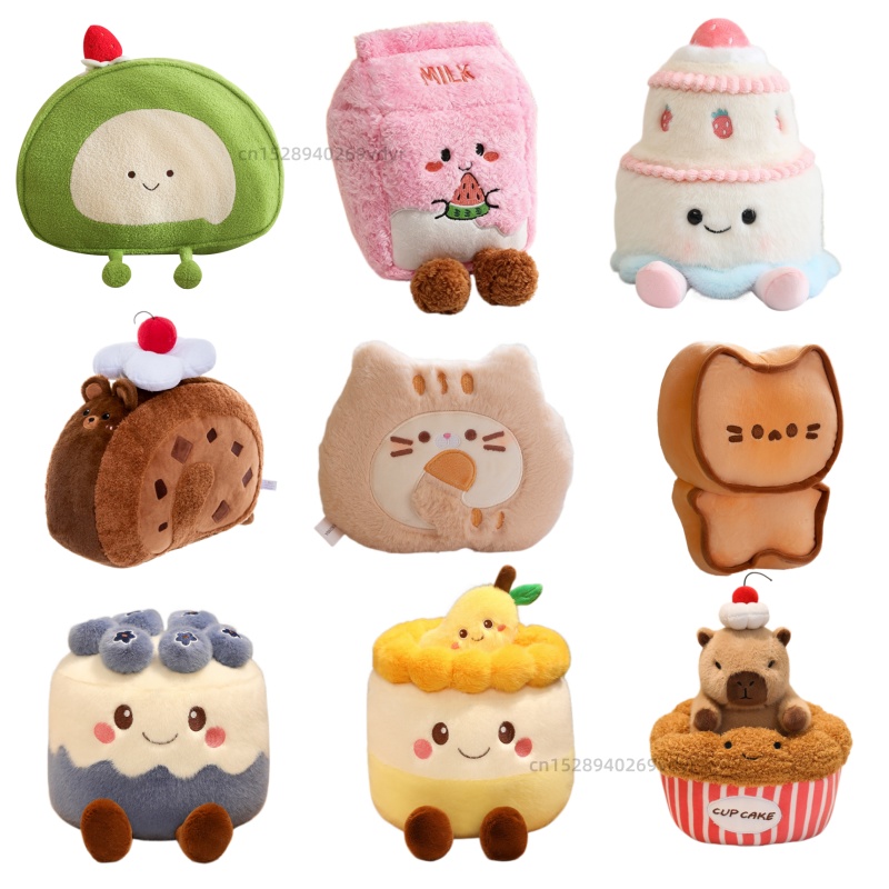 Baby Xmas Food - Neue Cartoon-Stofftiere: Ausdrucksreiche Brot- und Keks-Serie,