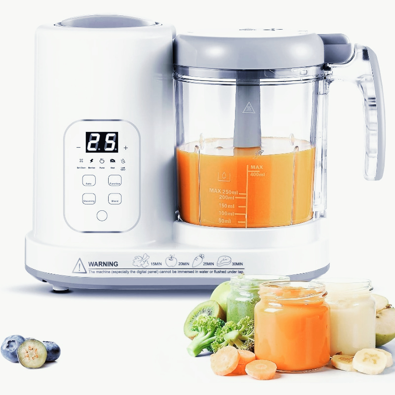 Baby Food Gerber - Baby-Nahrungszubereiter Dampfgarer Mixer 4-in-1 Automatischer Dampfgarer