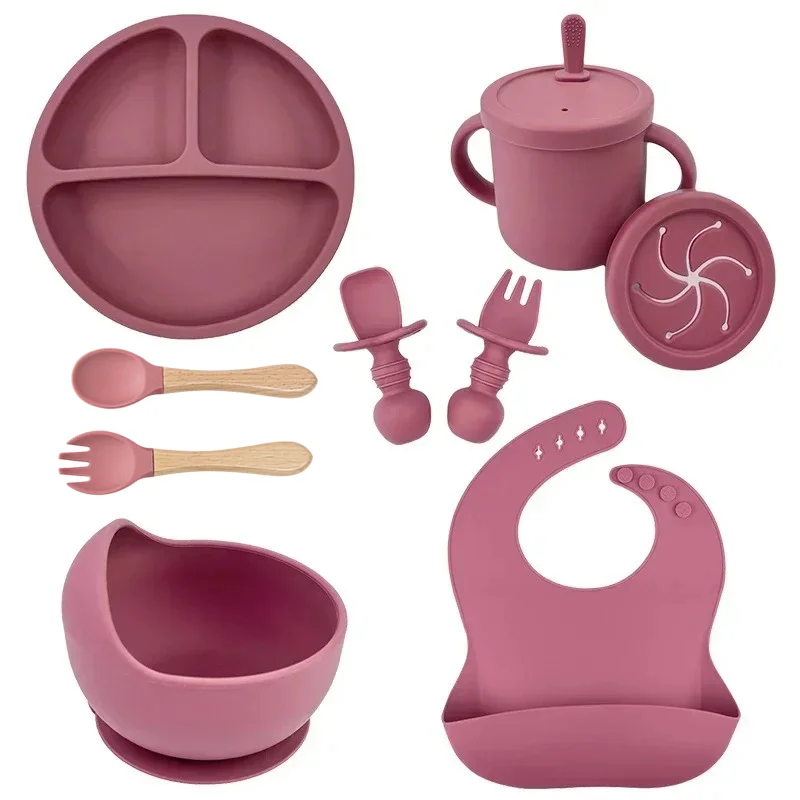 Baby Food Dinner - Food Grade Silikon Kind Geschirr Set