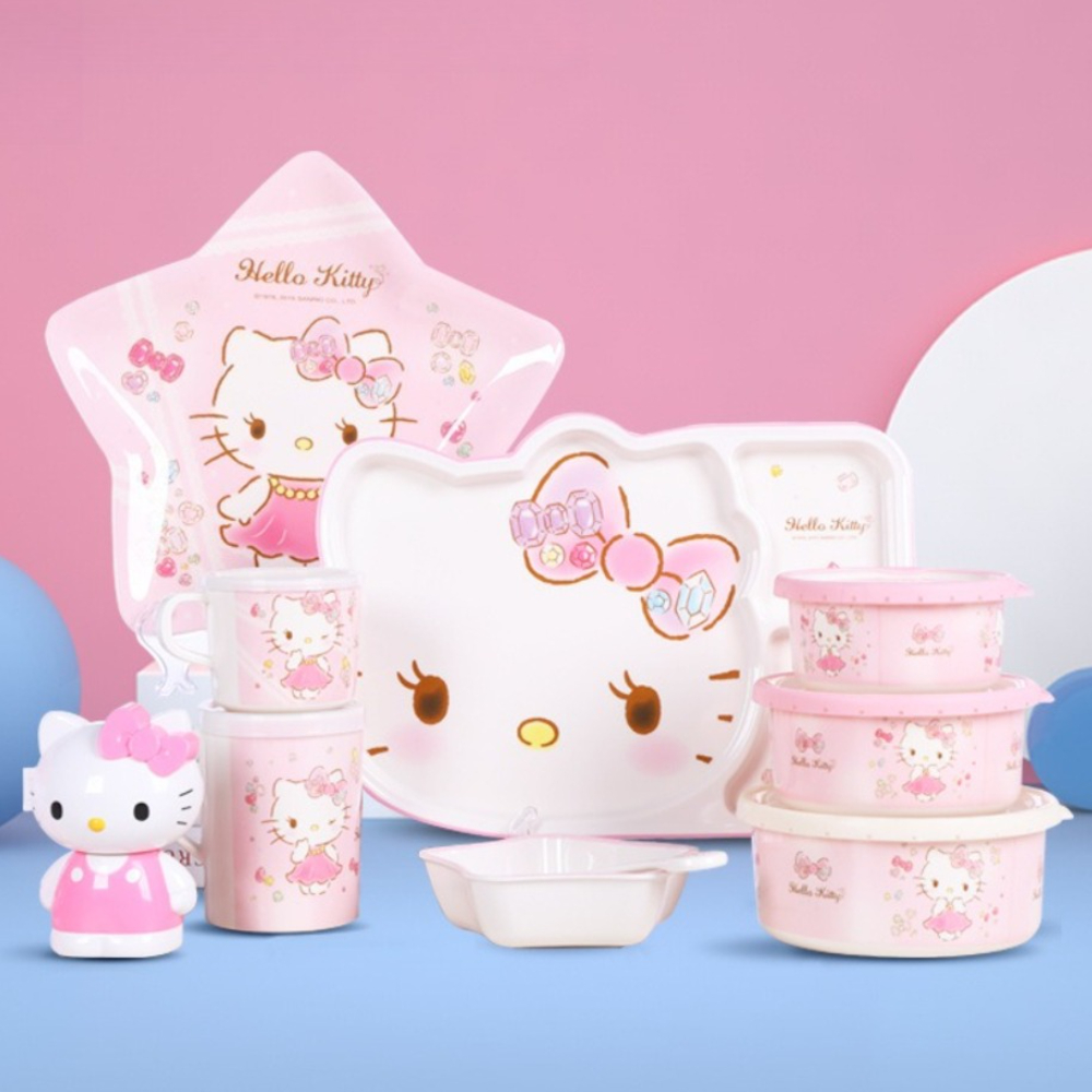 Baby Food Dinner - Sanrio Geschirr Hallo Kitty Geschirr Baby