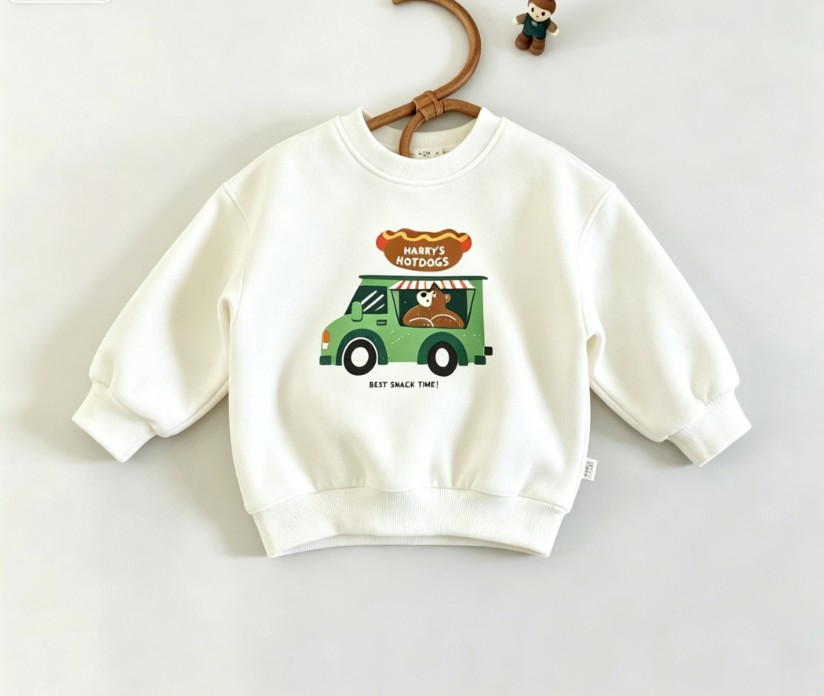 Lässiger Sweatshirt für Kleink – Baby Food Intake Bewertung und Preis