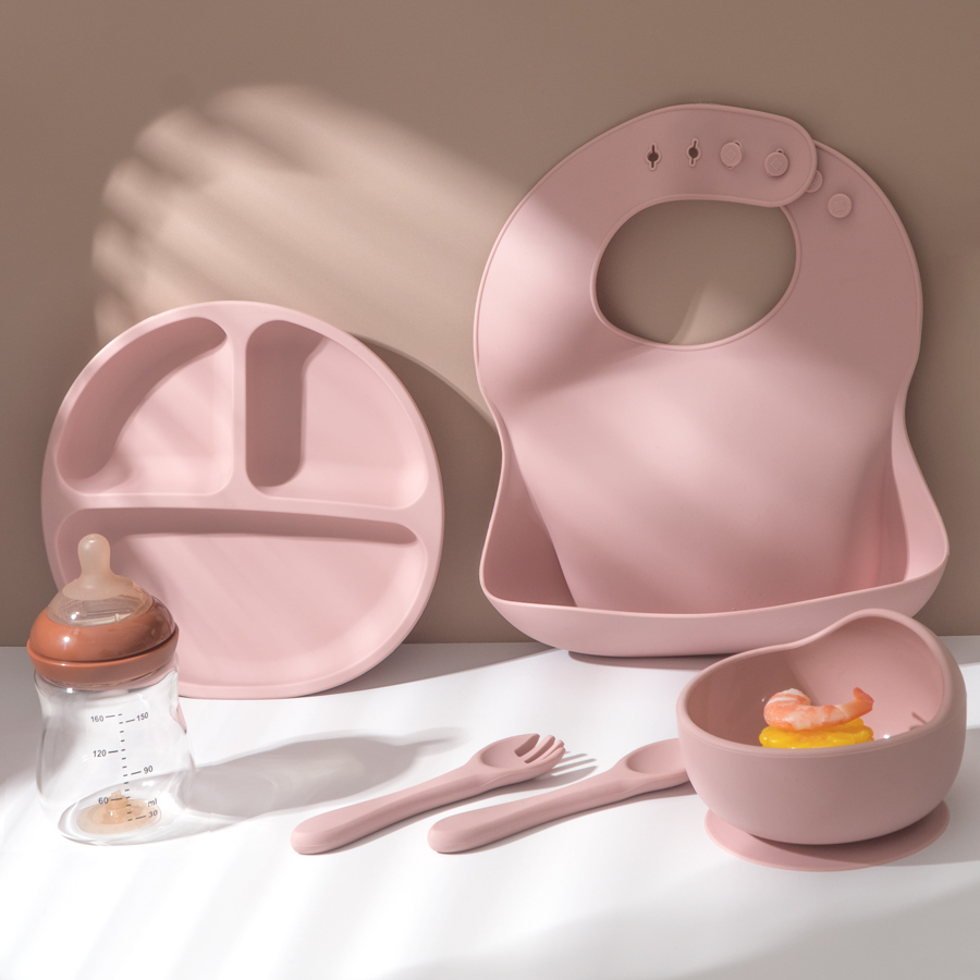 5Pcs Baby Silikon Fütterung Se – Baby Food Dinner Bewertung und Preis