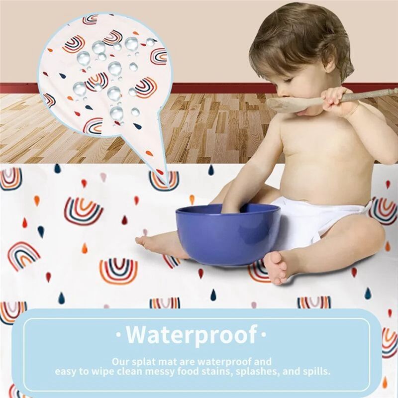 【FLASH DEAL】 Rutschfeste Boden – Highchair Splash Mat Bewertung und Preis