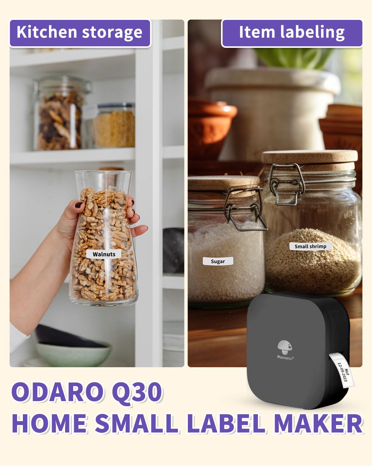 Phomemo Q30 Thermo-Etikettendr – Baby Food Label Bewertung und Preis