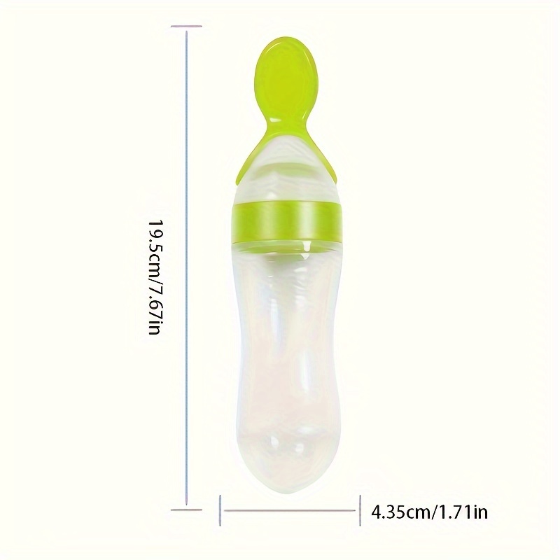 Baby-Fütterungs-Silikonflasche – Baby Food Utensils Bewertung und Preis