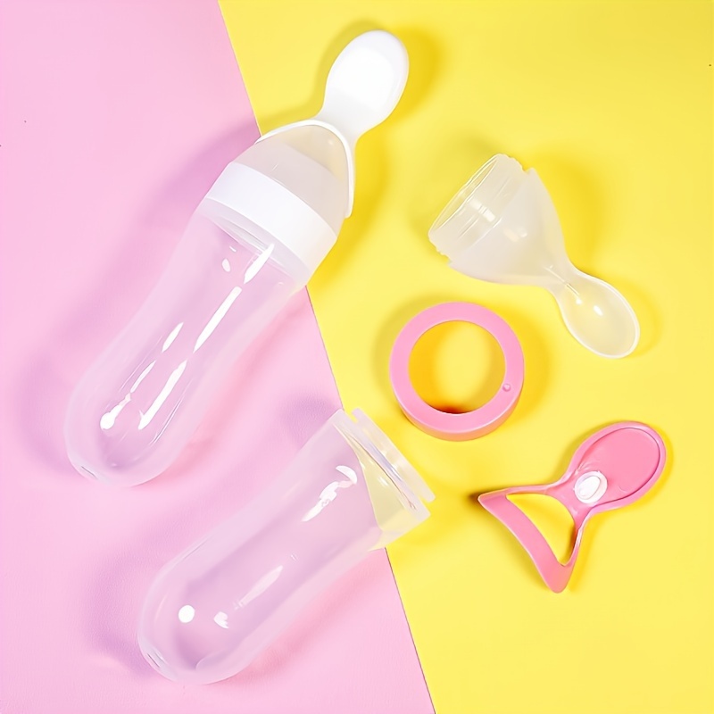 Baby-Fütterungs-Silikonflasche – Baby Food Utensils Bewertung und Preis