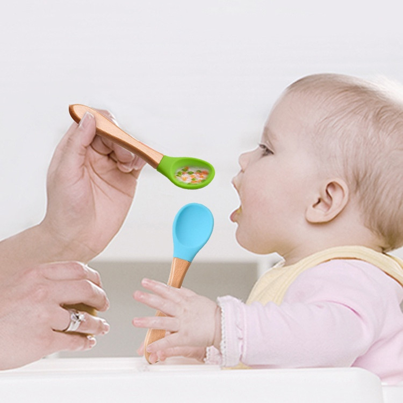 2 Teile/satz Baby Silikon Löff – Baby Food Utensils Bewertung und Preis