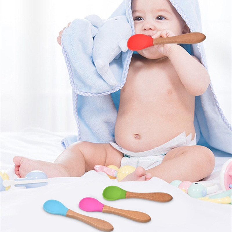 2 Teile/satz Baby Silikon Löff – Baby Food Utensils Bewertung und Preis
