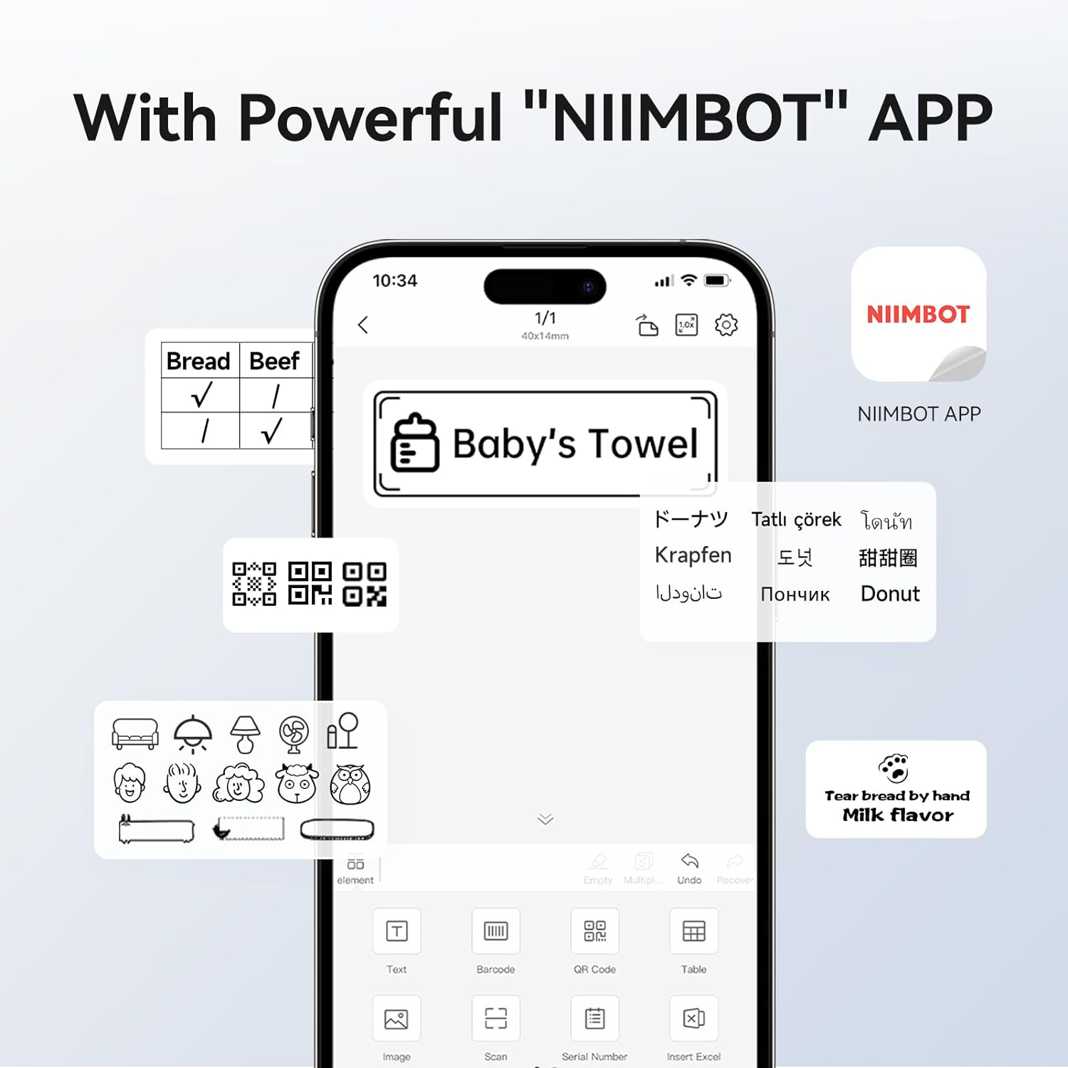 Niimbot B1 Mini-Etikett-Thermo – Baby Food Label Bewertung und Preis