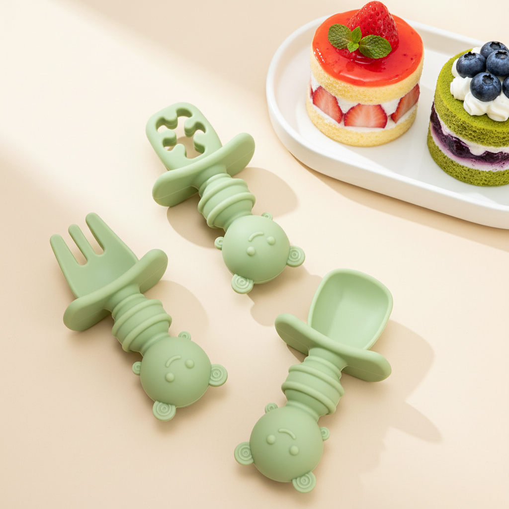 3-teiliges Set aus Bienenlöffe – Baby Food Utensils Bewertung und Preis